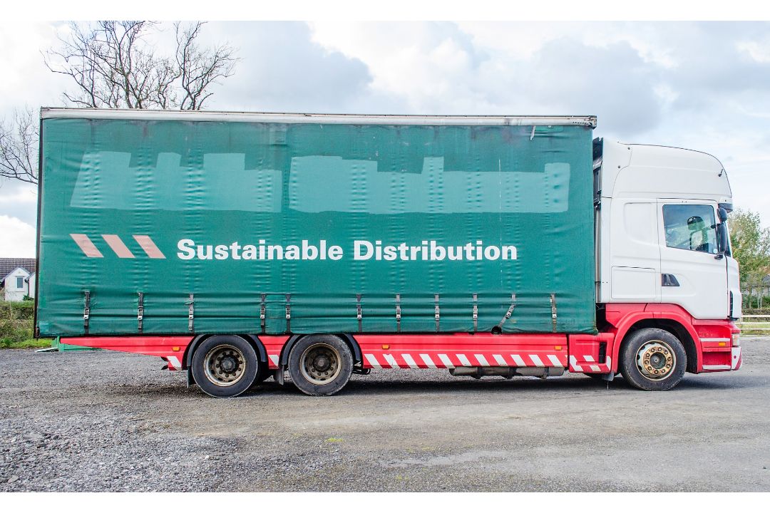 Scania R440 Topline 26 tonne 6 x 2 curtain sided draw bar lorry Registration Number: PK60 SYV Date - Image 7 of 19