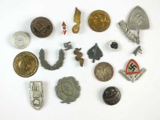 A group of German Third Reich badges, insignia and medals
