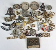 Two silver 'Great British Regiment' medals, North and South Staffordshire, together with