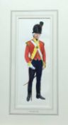 Colonel Philip Henry Smitherman (British, 1910-82) Two Infantry Regimental watercolours
