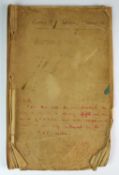 RAF Flight Authorisation Logbook - Enemy Aircraft Servicing and Storage Unit (EASSU)