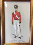 Colonel Philip Henry Smitherman (British, 1910-82) Two Devonshire Regiment watercolours