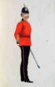 A collection of military Infantry portraits