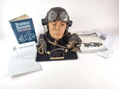 WW2 flying headgear of Wing Commander Sidney Patrick 'Pat' Daniels, D.S.O*, D.F.C*