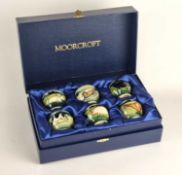 Moorcroft Farmyard Animal egg cup set