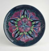 Moorcroft 'Morning Glory' 1996 year plate