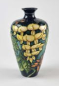 Moorcroft Collector's Club 'Yellow Wisteria' vase