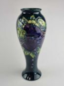 Moorcroft 'Blue Finches' vase designed by Sally Tuffin