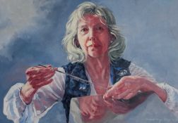 Beverley Fry (b.1948) Self Portrait