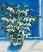 Beverley Fry (b.1948) Winter Snowdrops