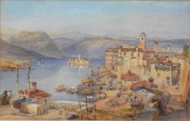 William Leighton Leitch RWS (1804-1883) Lago Maggiori