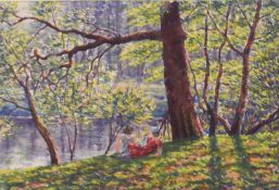 Gerald Judah Ososki (1903-1981) By the Lakeside Kenwood