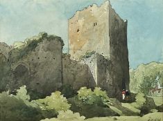 Alfred William Rich NEAC (1856-1921) Porchester Castle, Hampshire