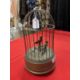 19th/early 20th cent. Continental bird automaton, brass cage, two songbirds on branch with - Image 1 of 9