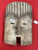 Tribal Art: Fang mask.