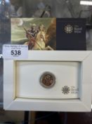 Coins/Numismatics: Royal Mint boxed 2009 half sovereign B/U