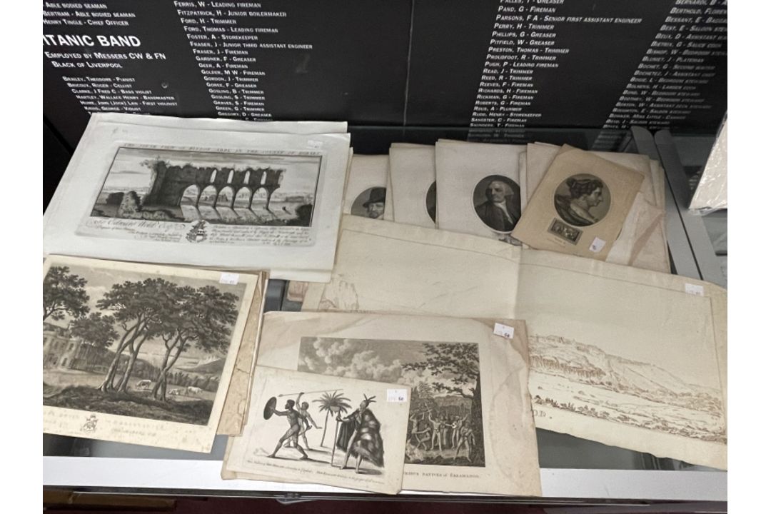 Antique Engravings: Erramango and Captain Cook c1800 The fortunate escape of Capt. Cook from the - Image 2 of 11