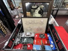 Model Cars: The Raymond Lippiatt Collection. 1/18 scale model sports cars to include Burago Dodge