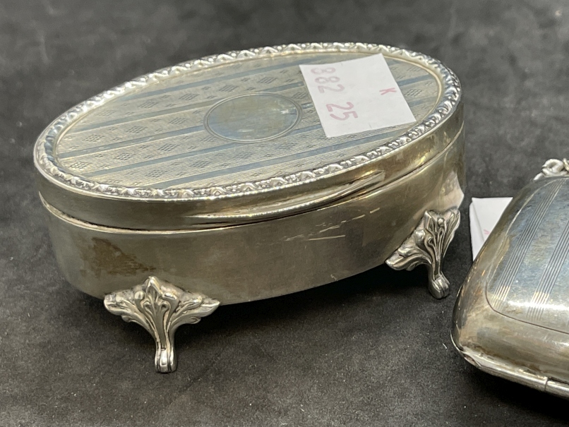 Hallmarked Silver: Edwardian solid silver purse with leather lining Birmingham 1913, G. Norman. 2. - Image 5 of 5