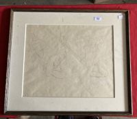 Sir Matthew Smith CBE (1879-1959): Drawings in pencil and charcoal, seated and reclining nudes,