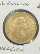 Coins/Numismatics: Elizabeth II 1957 Gold Sovereign.