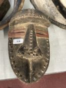 Tribal Art: Bete mask.
