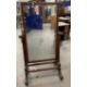Mid 19th cent. Mahogany framed full length cheval mirror on pedestal supports with twin turned - Image 1 of 5