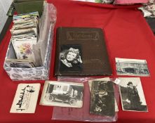 Postcards: Selection of early Edwardian including one depicting Queen Victoria and famous