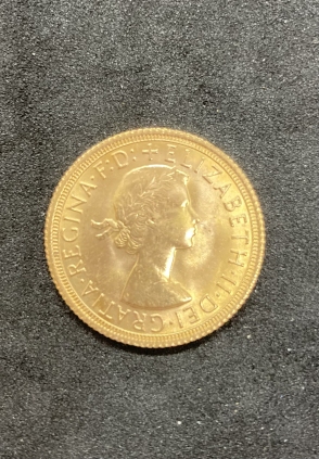 Coins/Numismatics: Elizabeth II 1968 Gold Sovereign. - Image 2 of 3
