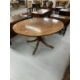 Regency mahogany oval breakfast table on single column and four splayed supports. 52ins. - Image 1 of 3
