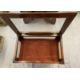 Edwardian mahogany display cabinet moulded top with satinwood stringing and glass sides on square - Image 2 of 2