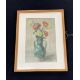 Paintings & Prints: Watercolour, flowers in vase. Signed H M Slade, 1916. Framed and glazed. Tear on - Image 2 of 3