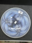 The Mavis and John Wareham Collection: Deco Glass: G. Vallon bowl, three bunches of cherries. Dia.