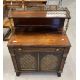 Regency Rosewood chiffonier, the top with brass inlay & turned gilt brass columns supporting a shelf - Image 1 of 4