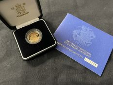 Coins/Numismatics 2005 George and the Dragon proof Gold Sovereign, boxed.