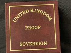 Coins/Numismatics 1998 Gold Sovereign proof, boxed.