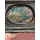 Objects of Vertu: 18th cent. Possibly earlier, miniature on bloodstone depicting a Middle Eastern - Image 1 of 3
