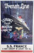 TRAVEL POSTERS: French Line