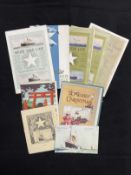 WHITE STAR LINE: Printed ephemera to include passenger lists and menus together with some Red Star