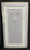 R.M.S. MAURETANIA: First-Class decorative panels with Louis XVI style mouldings in relief with
