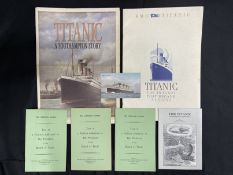 R.M.S. TITANIC: Post-disaster J. Salmon Titanic related card postally used May 1912, three copies of