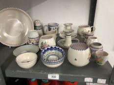 The Mavis and John Wareham Collection: Poole Pottery: Dolphin mark, white glaze, traditional