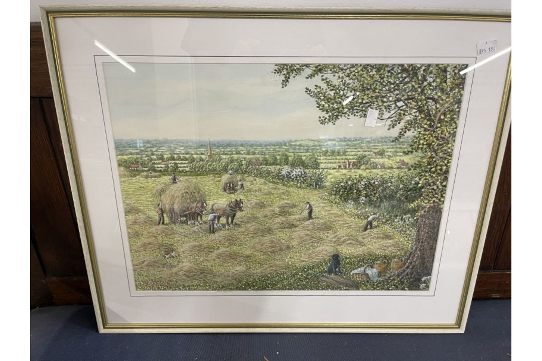 The Mavis and John Wareham Collection: Jim Condell (1918-2009) Wiltshire Art: Late 20th cent. - Image 4 of 6