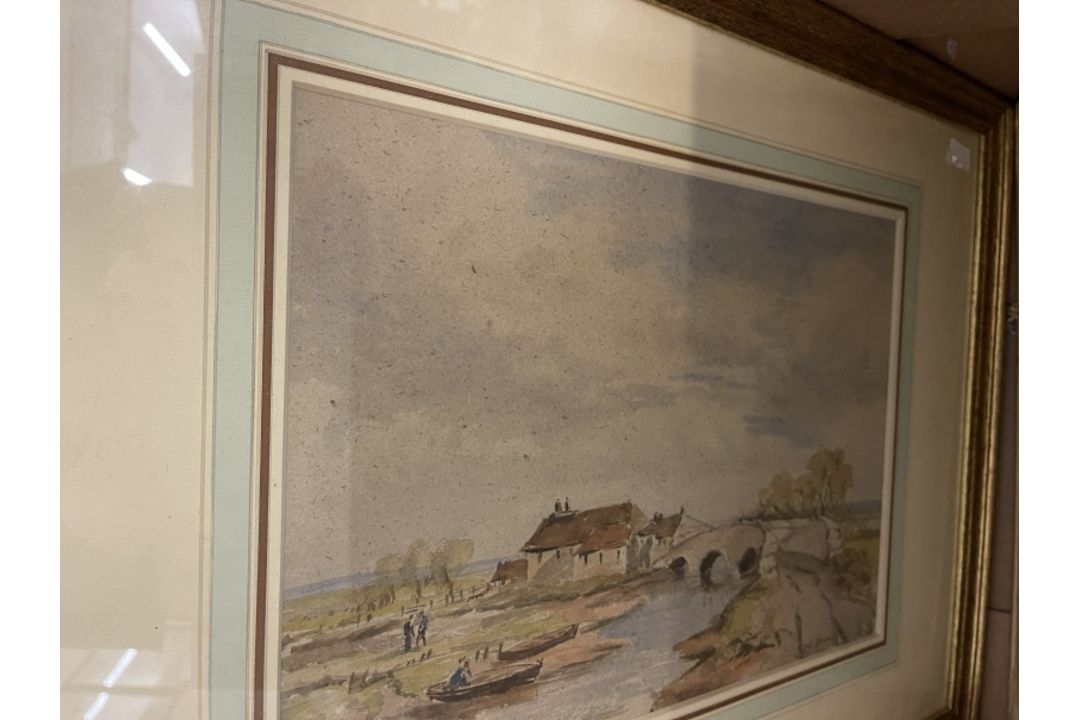 P.C. Clemmow two watercolours titled An Old Bridge, signed, framed and glazed 9¾ins. x 14ins. and - Image 5 of 6