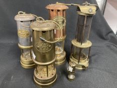 Miners Safety Lamps: Evan Thomas & Williams lamp No. 216921, a 19th cent. reproduction example by