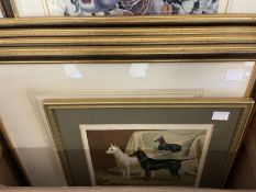P.C. Clemmow two watercolours titled An Old Bridge, signed, framed and glazed 9¾ins. x 14ins. and