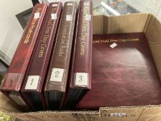 Stamps: GB first day covers in five Royal Mail albums, in very good condition with a date range from
