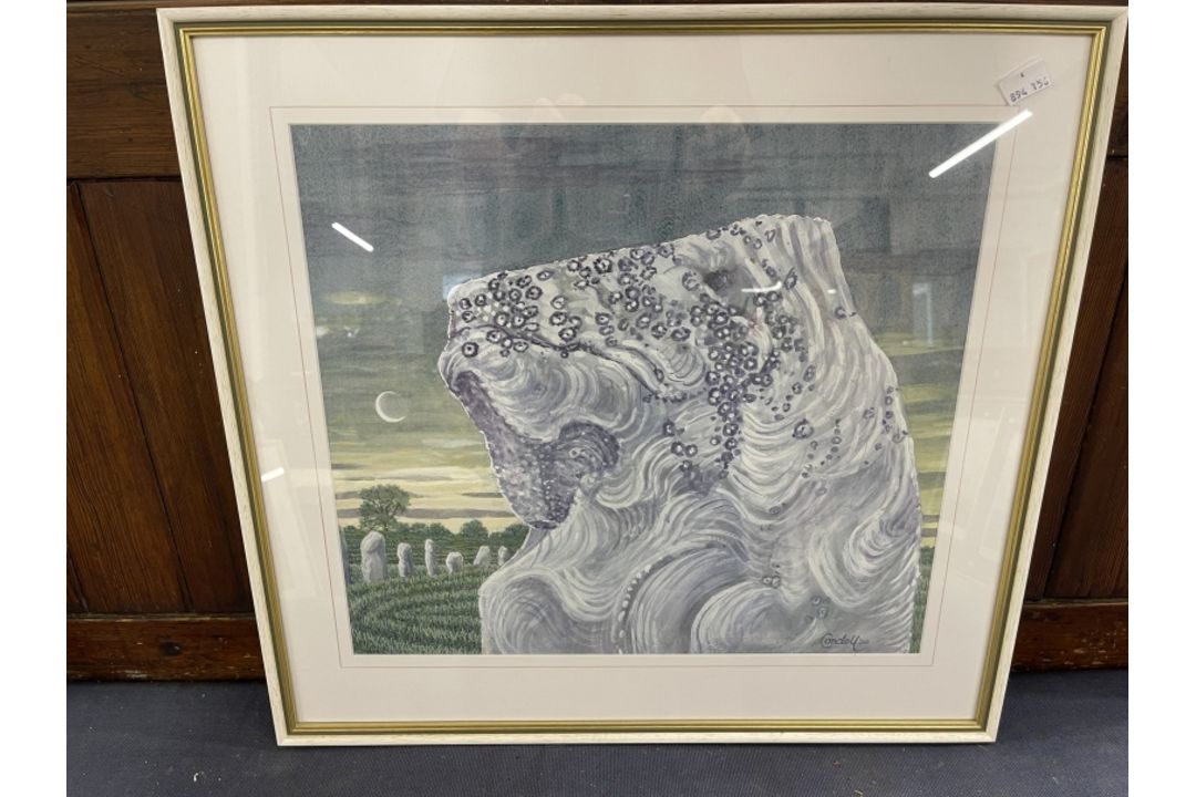 The Mavis and John Wareham Collection: Jim Condell (1918-2009) Wiltshire Art: Late 20th cent. - Image 3 of 6