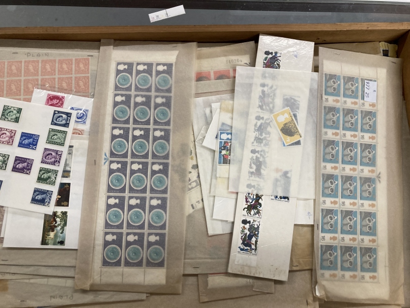 Stamps: GB 1960s mint full and part sheets of many 1960s issues including Christmas 1967 full sheets - Image 5 of 5