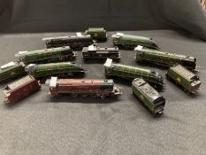 Toys: Diecast Hornby Dublo three rail locomotives; Silver King 60016 green gloss x 2, Duchess of